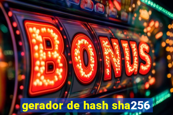 gerador de hash sha256